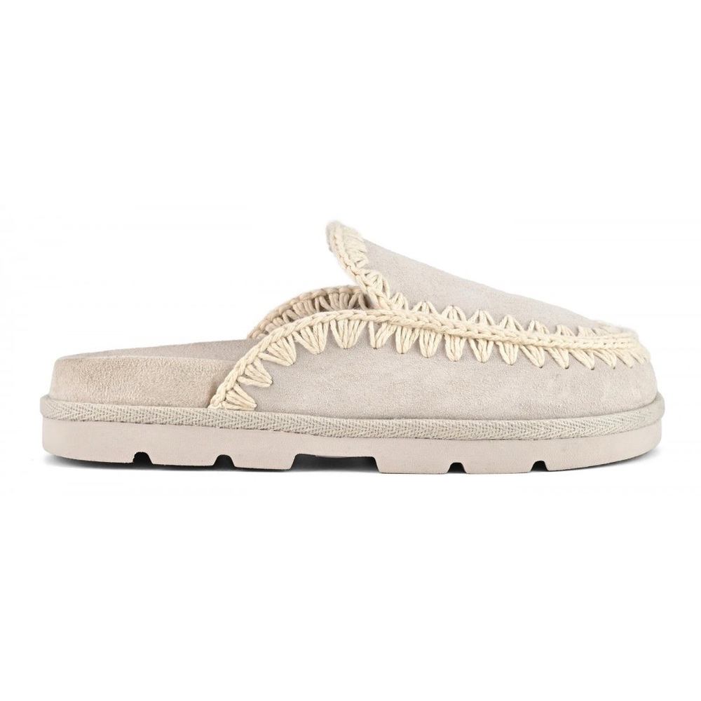 NWT Mou Sabot Sandal Chalk as 8.5/40